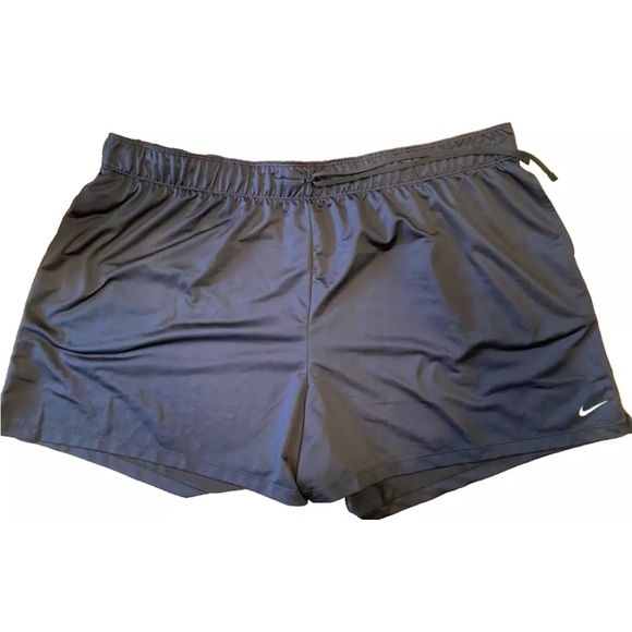 Nike Dri-Fit Womens Stretch Drawstring Black Activewear Running Shorts  Size 3X - Picture 4 of 5